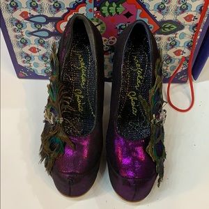 irregular choice peacock shoes